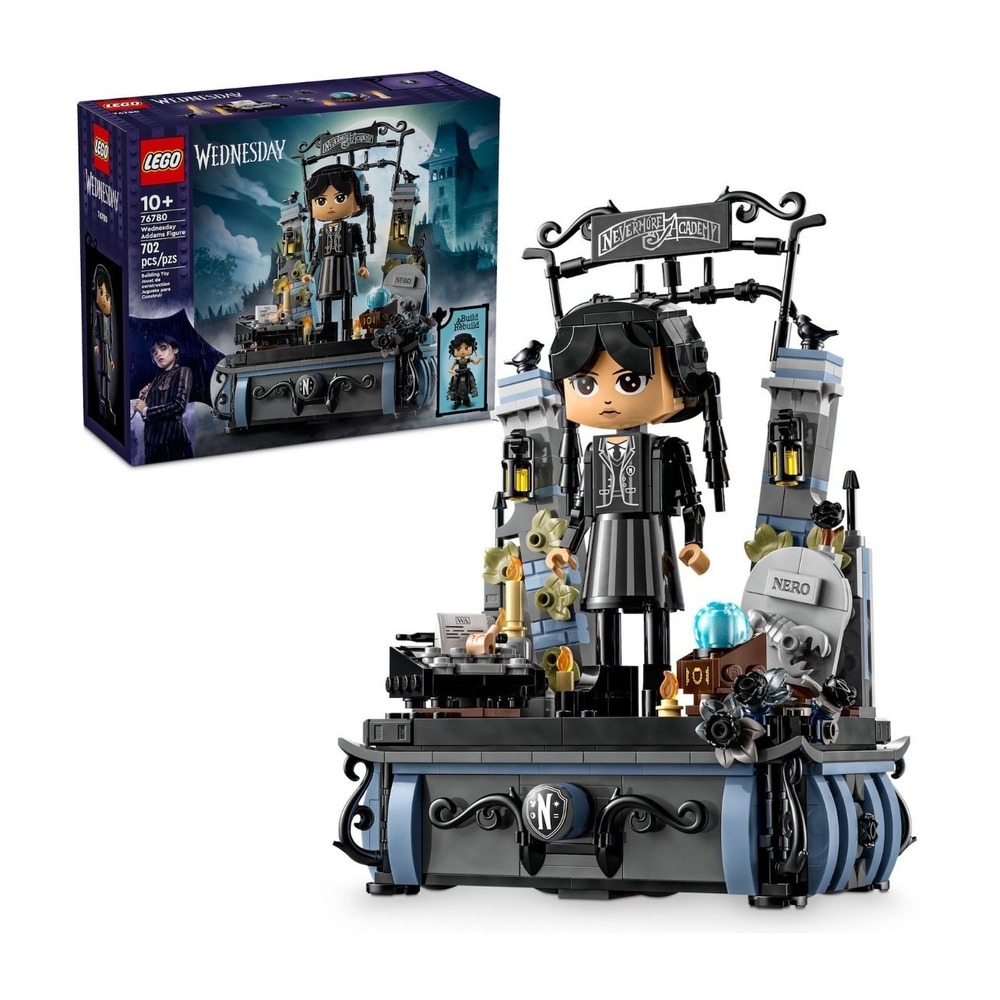 LEGO Wednesday Addams Figure Set 702pcs 76780 Building Toy 10+ New Adams